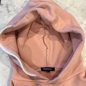 Men’s large pink madhappy hoodie - like new!